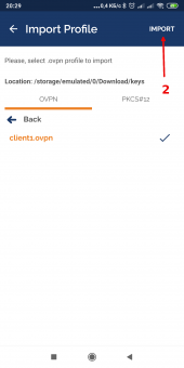 Настройка OpenVPN клиента на Android