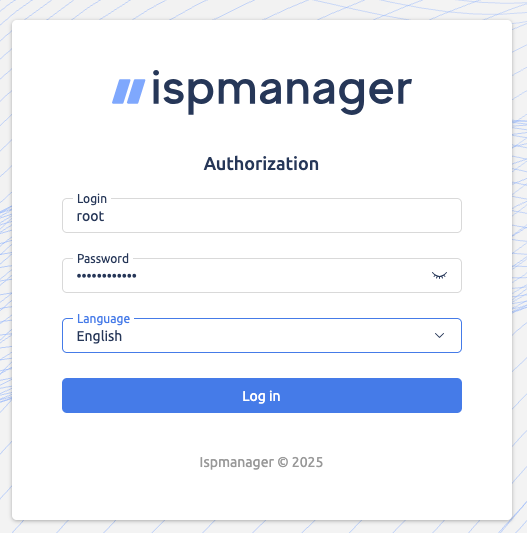 Setting up integration with a DNS in ISPmanager CP